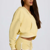 Sudadera informal con cuello en V