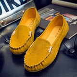 Mocasines de mujer - Estilo mocasín - Denim informal - Comodidad sin cordones