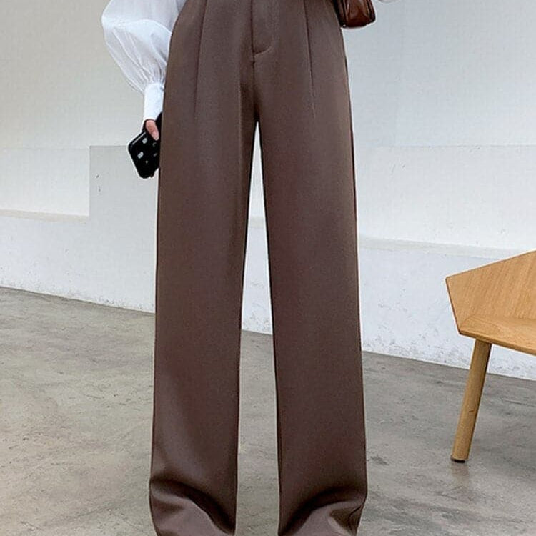 Pantalones de cintura alta para mujer - Corte acampanado moderno - Elegantes y cómodos