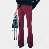 Renata – Pantalones de terciopelo con piernas anchas
