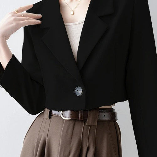 Blazer corto e informal