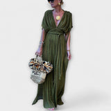 Vestido Maxi Kimono de Estilo Griego
