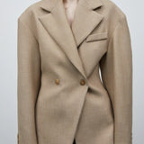 Blazer con solapas y corte relajado