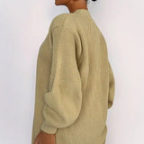 Chaleco de punto casual en color liso.