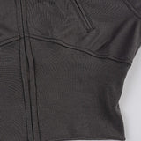 Sudadera de estilo urbano con ribete de pelo