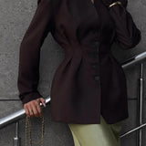 Elegante blazer de manga larga