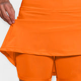 Pantalones cortos de cintura alta con falda