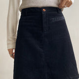 Minifalda de pana vintage