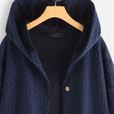 Chaqueta acolchada con capucha cómoda, elegante y práctica para mujer