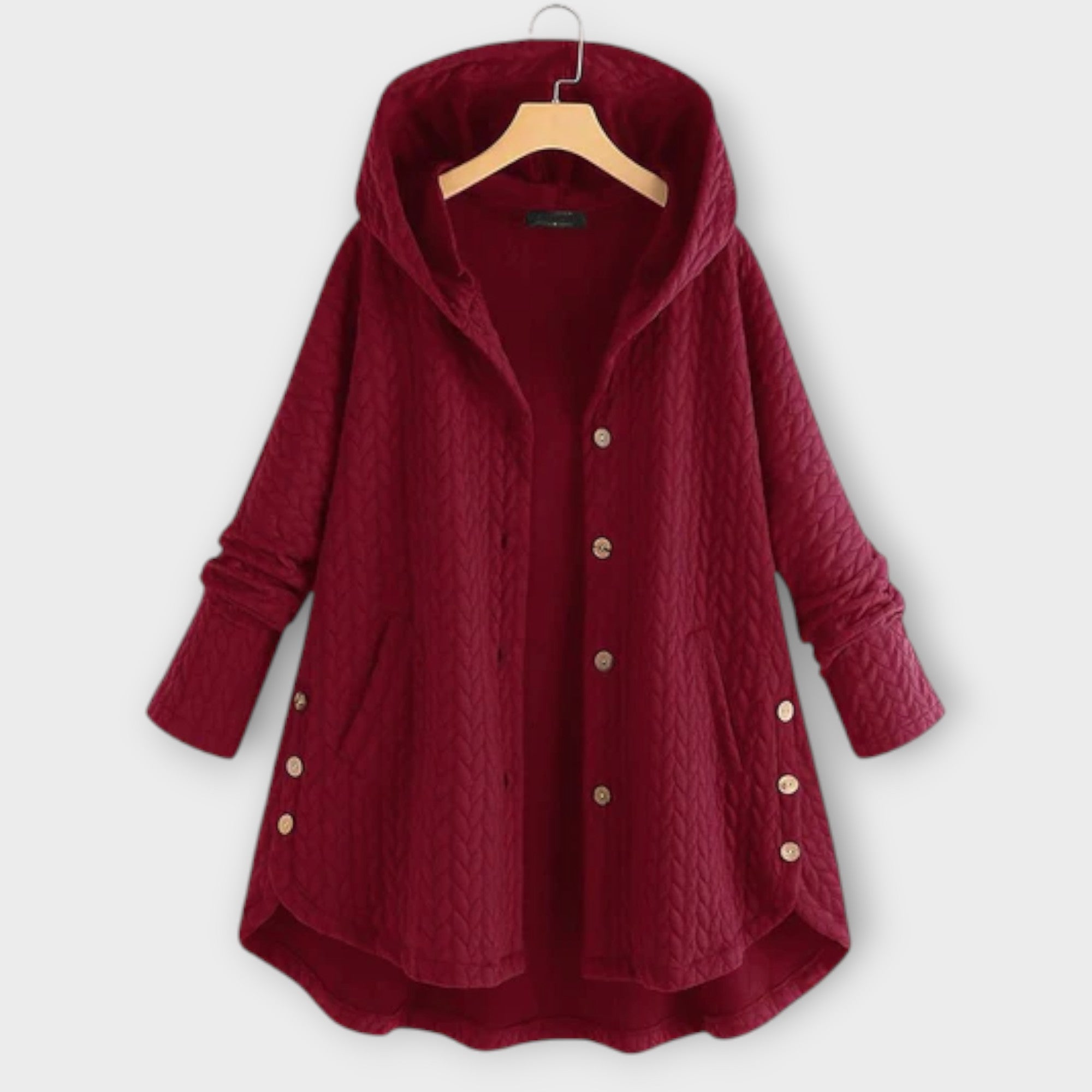 Leslie - Chaqueta Caliente con Botones