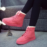 Botas de mujer – Diseño tobillero – Acabado ante – Forro de pelo – Suela antideslizante
