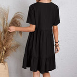 Precioso - Precioso vestido de verano con escote en V