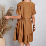 Precioso - Precioso vestido de verano con escote en V