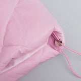Chaqueta de algodón acolchada de gran tamaño