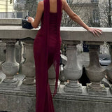 Conjunto de falda bandeau ajustada de cintura alta