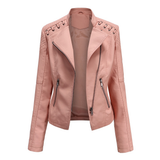 Chaqueta de cuero entallada Olivia | Chaqueta elegante
