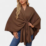 Daniela – Poncho elegante con nudo