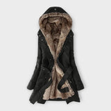 Mikash - Chaqueta caliente con forro de piel