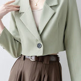 Blazer corto e informal