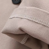 Chaqueta corta de lana cruzada