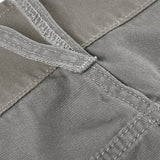 Pantalones cargo holgados de color gris vintage