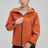 Chaqueta de senderismo Dopamine Color Block con costuras selladas, resistente al viento y al agua.