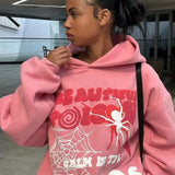 Sudadera con capucha y bolsillo estilo hip-hop streetwear