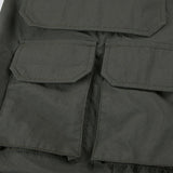 Pantalones cargo de cintura alta en color verde militar
