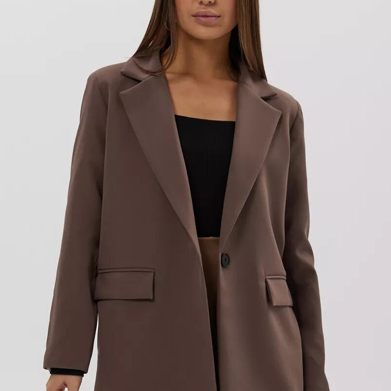 Blazer holgado de un botón