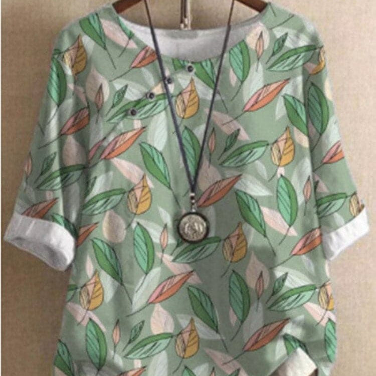 Ophelia - Blusa de diseño, confección de alta calidad y patrones intrincados.