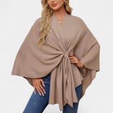 Daniela – Poncho elegante con nudo