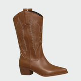 Botas de vaquero occidentales de cuero