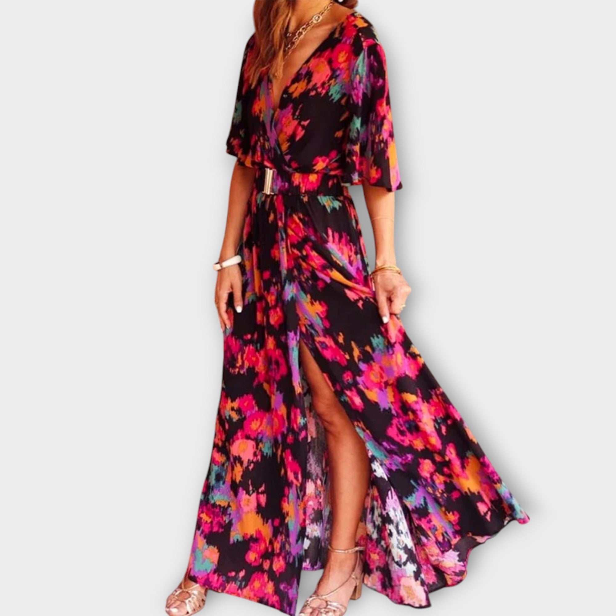 Sabine - Vestido maxi elegante con diseño suelto