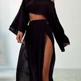 Conjunto de lino Mia: elegante y transpirable