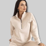 Conjunto de dos piezas de polar Lilou | Sudadera con capucha y corte holgado
