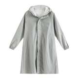 Gabardina de mujer – Impermeable ligero – Corte recto – Cintura ajustable – Largo hasta la rodilla