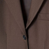 Blazer vintage casual con mangas largas