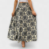 Vestido cómodo con estampado