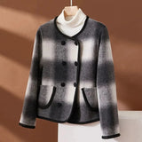 Chaqueta de invierno elegante, cómoda y moderna para mujer.