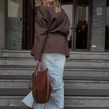 Blazer holgado y relajado