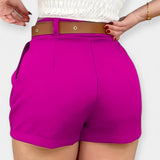 Falda de tiro alto pantalones cortos