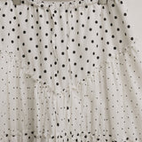 Minifalda retro kawaii de lunares con volantes
