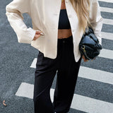 chaqueta casual sencilla