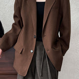 Blazer oversize con textura de gofre