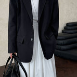 Blazer oversize con textura de gofre