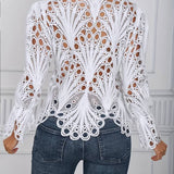 Nina - La blusa transparente moderna