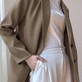 Blazer retro chic de gran tamaño