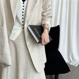 Blazer de lino de corte relajado