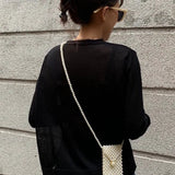 Chaleco de punto ligero con cuello en V