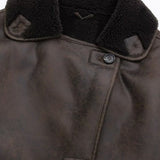 Chaqueta de piel de oveja de doble cara